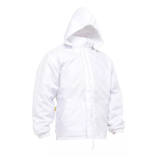 Campera trucker blanca